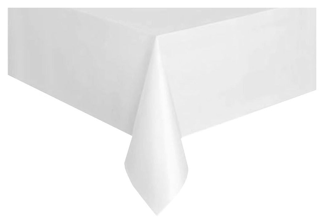 10 x Tischdecke Luxuriöse Tischdecke Weiß 130x220cm
