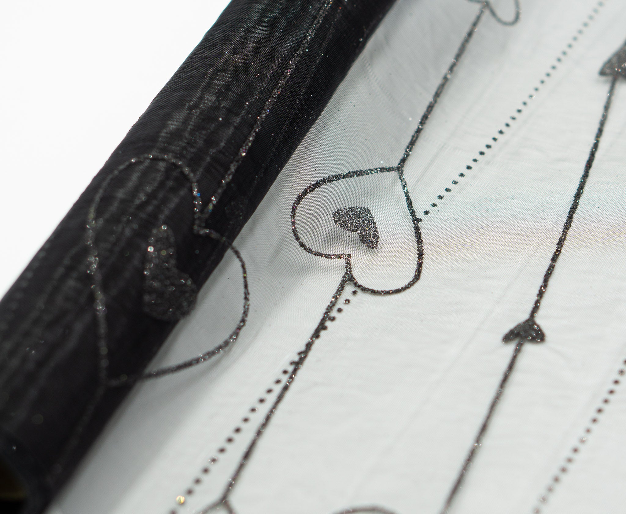 Organza Stoff Rolle Bedruckt Tischläufer Dekostoff 30 cm x 900 cm (56#)