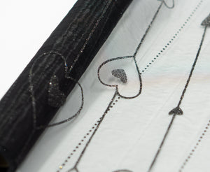 Organza Stoff Rolle Bedruckt Tischläufer Dekostoff 30 cm x 900 cm (56#)