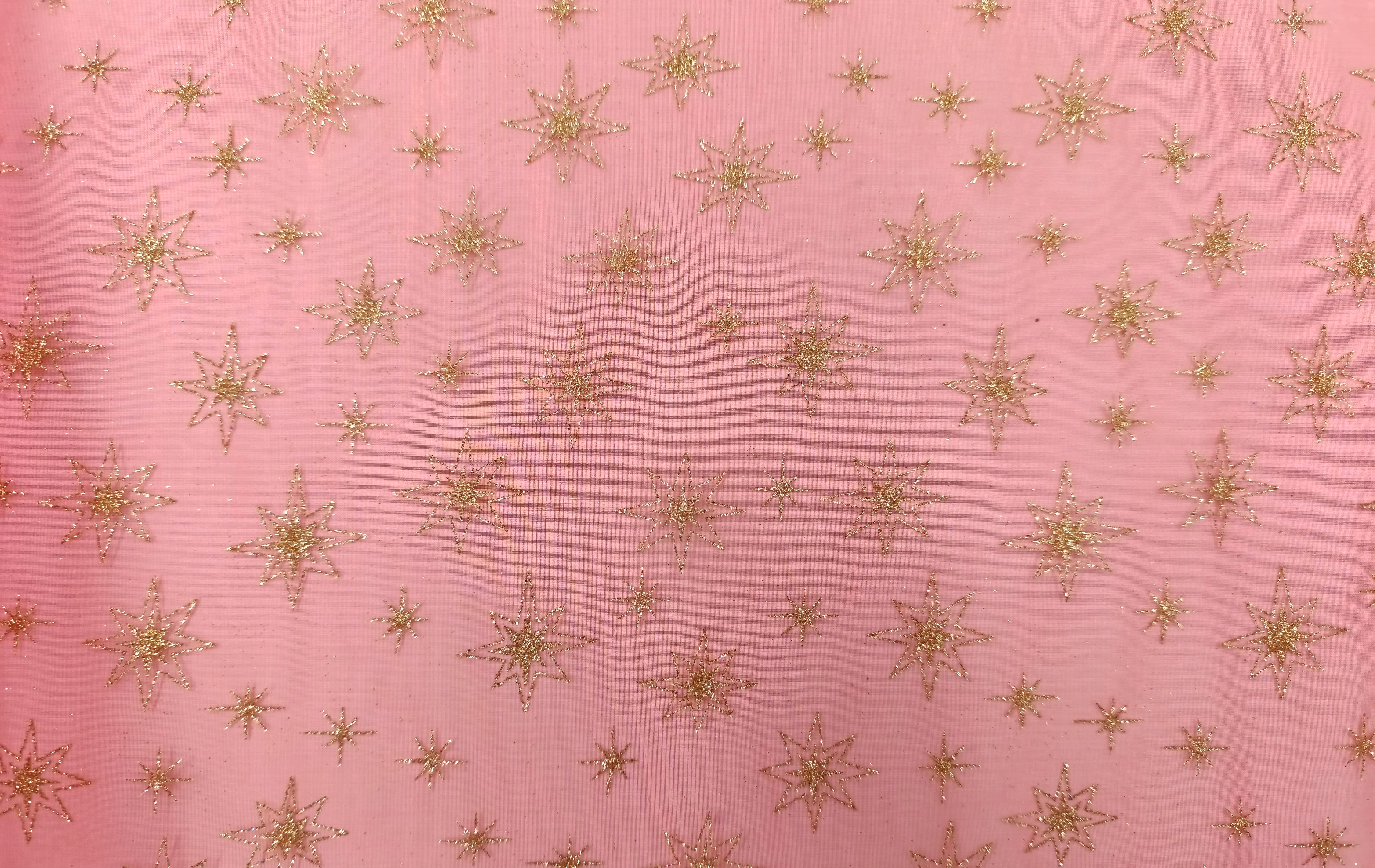 Organza Stoff Rolle Bedruckt Tischläufer Dekostoff 30 cm x 900 cm (56#)