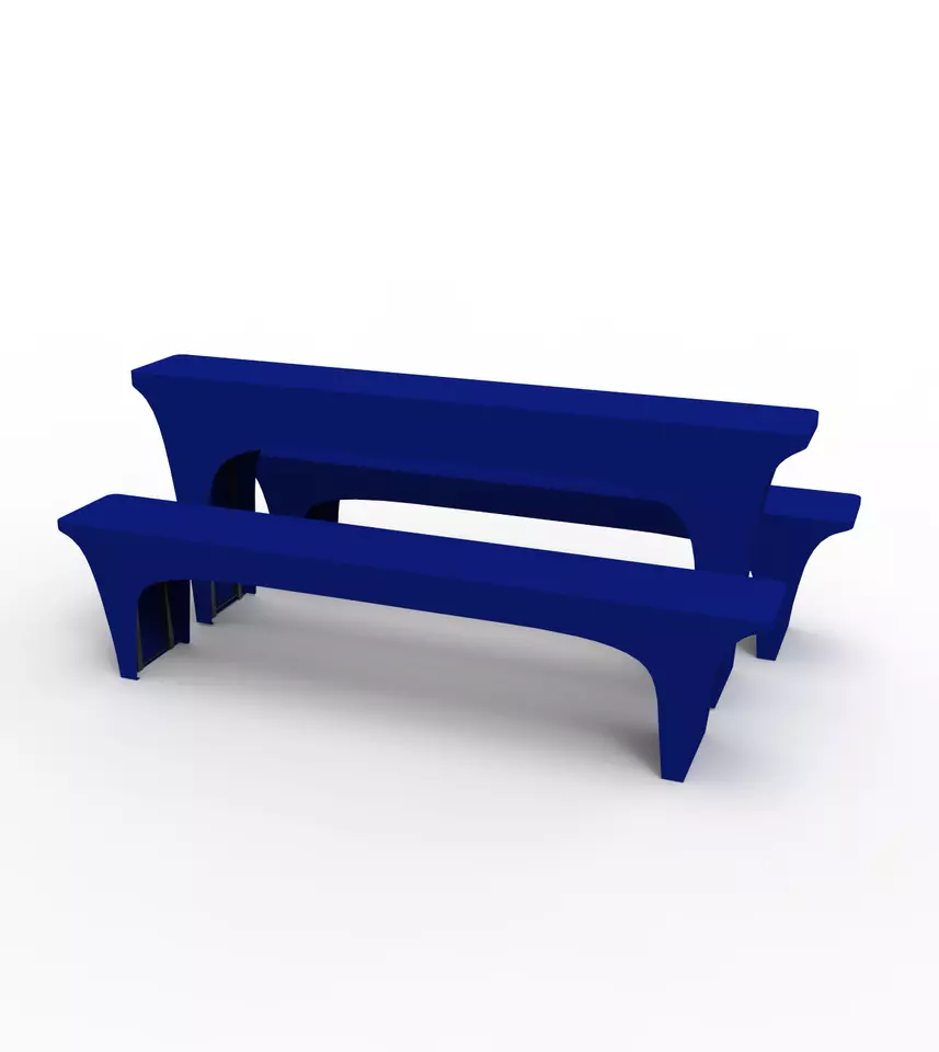 Stretch Biertisch Hussen Set Bierzeltgarnitur