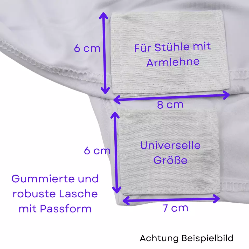 10 x  Professionelle Stretch Stuhlhusse mit Armlehne verschidene Farben